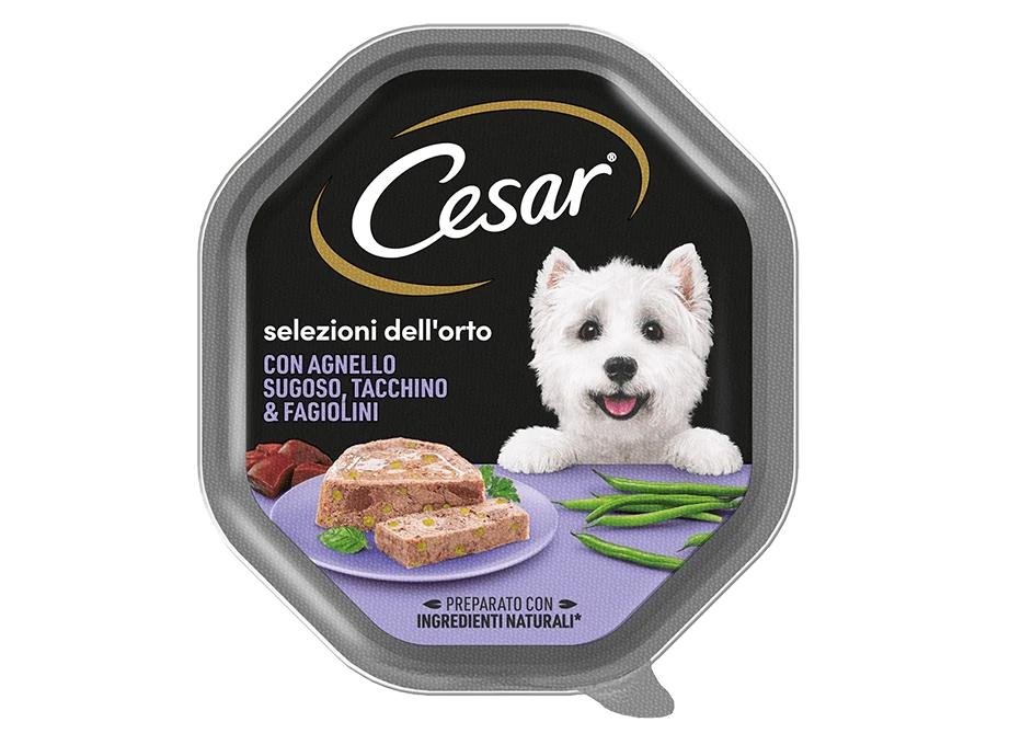 CESAR SELEZIONE DELL'ORTOCON AGNELLO ,TACCHINO E FAGIOLINI 150 GR