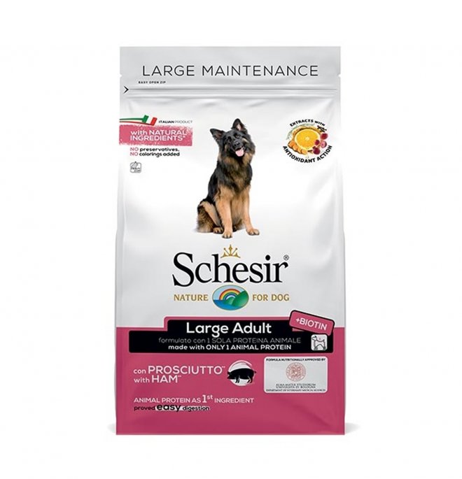 SCHESIR LARGE ADULT CON PROSCIUTTO KG 12