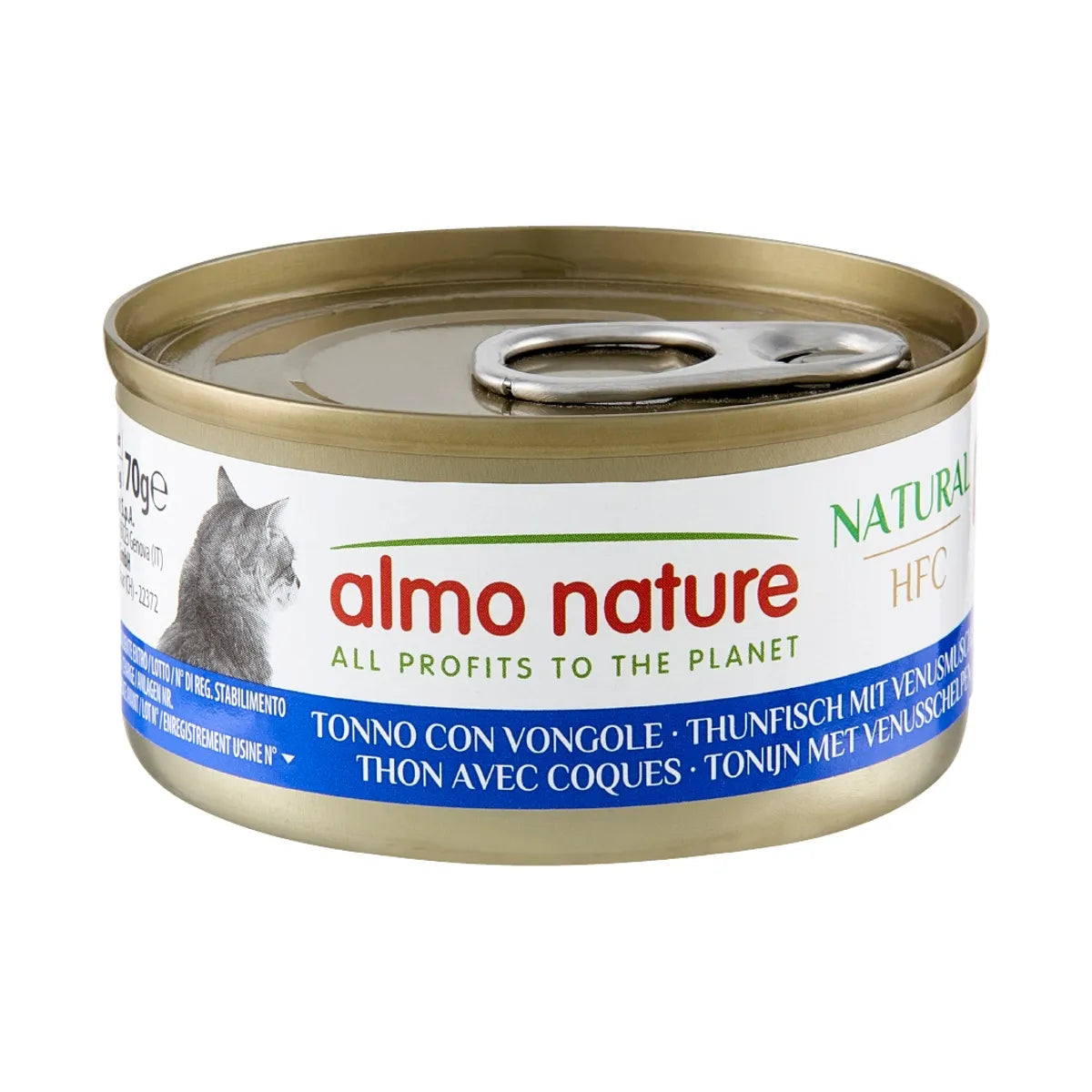 ALMO NATURE HFC CON TONNO E VONGOLE 70 GR