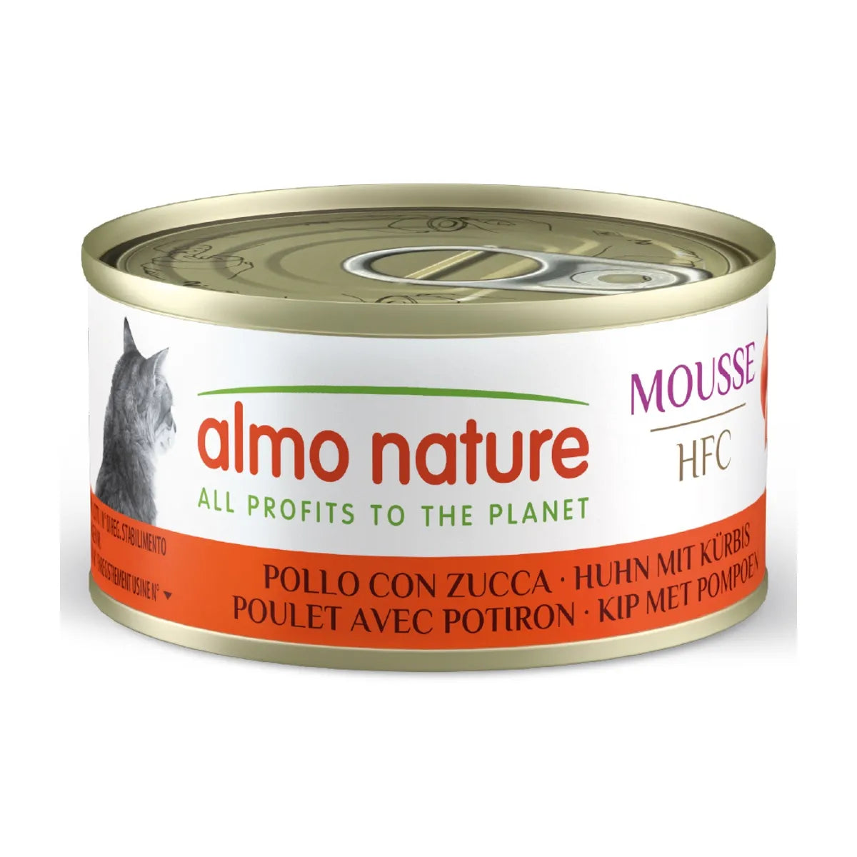 ALMO NATURE MOUSSE POLLO CON ZUCCA 70 GR