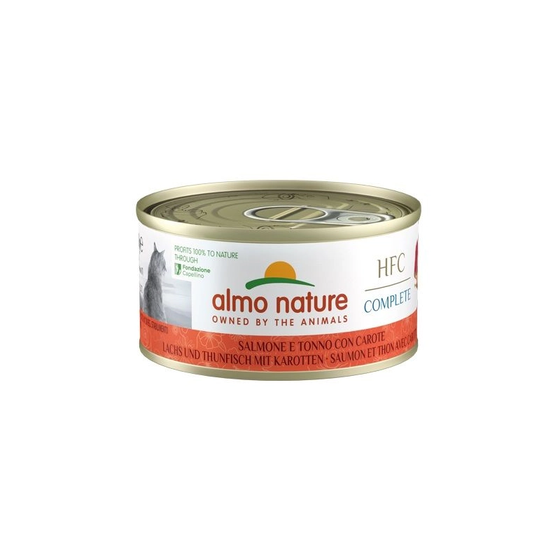 ALMO NATURE HFC CON SALMONE E TONNO 70 GR