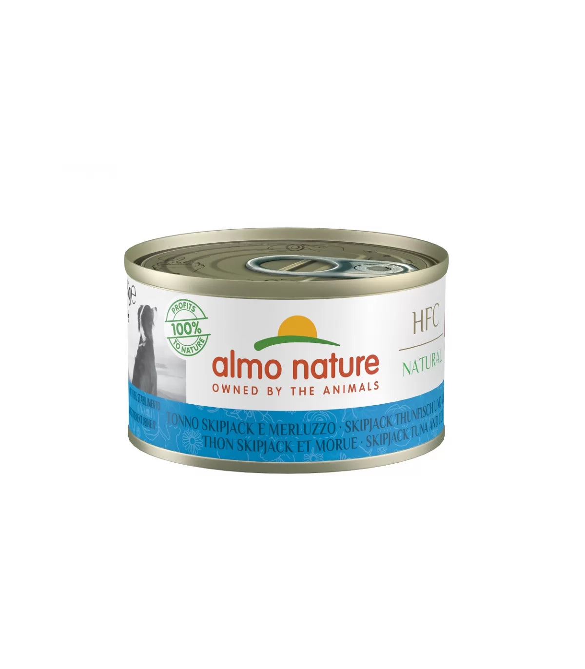 ALMO NATURE HFC CON TONNO SKIPJACK E MERLUZZO 95 GR