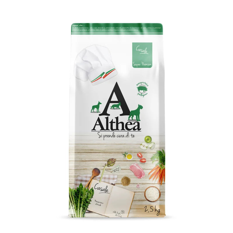 ALTHEA MONOPROTEICO MEDIUM IPOALLERGENICO CON MAIALE 2,5 KG