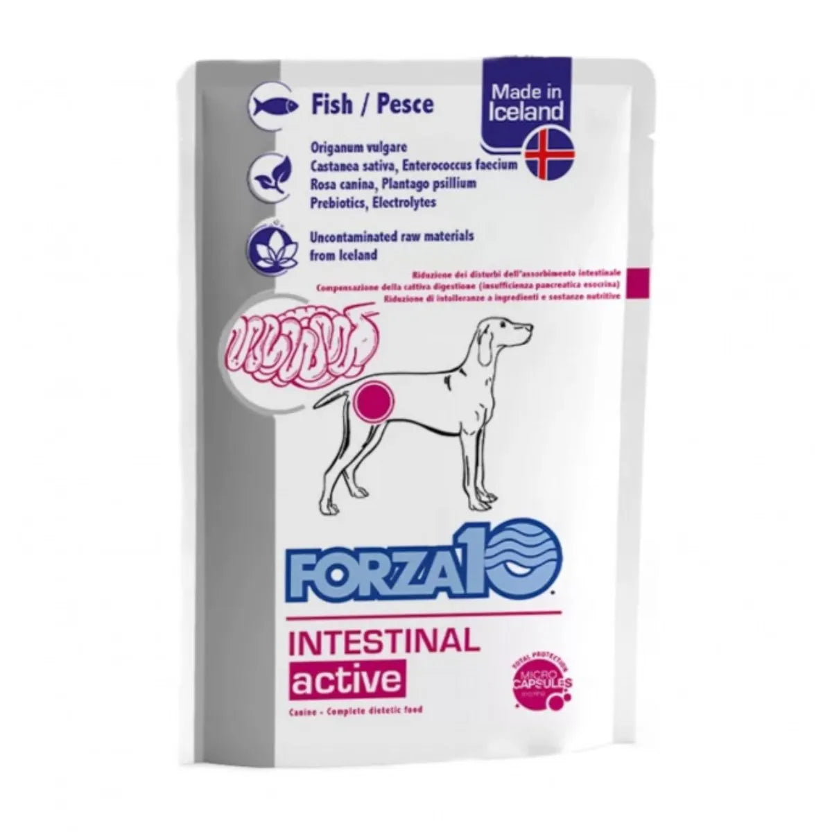 FORZA 10 BUSTINE DA 100 GR INTESTINAL CON PESCE