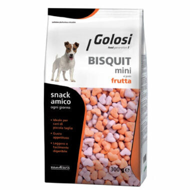 BISCOTTI GOLOSI MINI FRUTTA 300 GR.