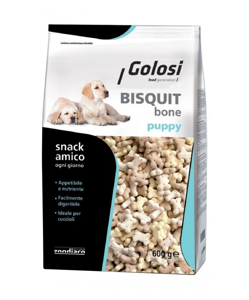 BISCOTTI GOLOSI BONE PUPPY 3 PACCHI X 600 GR.