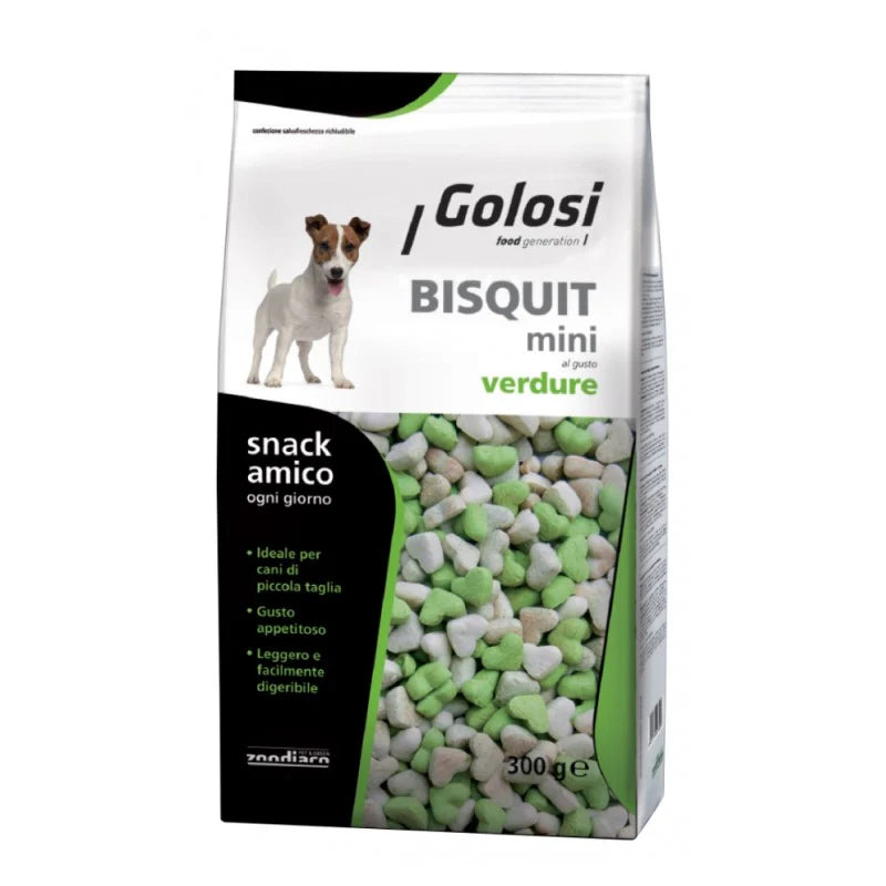 BISCOTTI GOLOSI MINI VERDURE 300 GR.