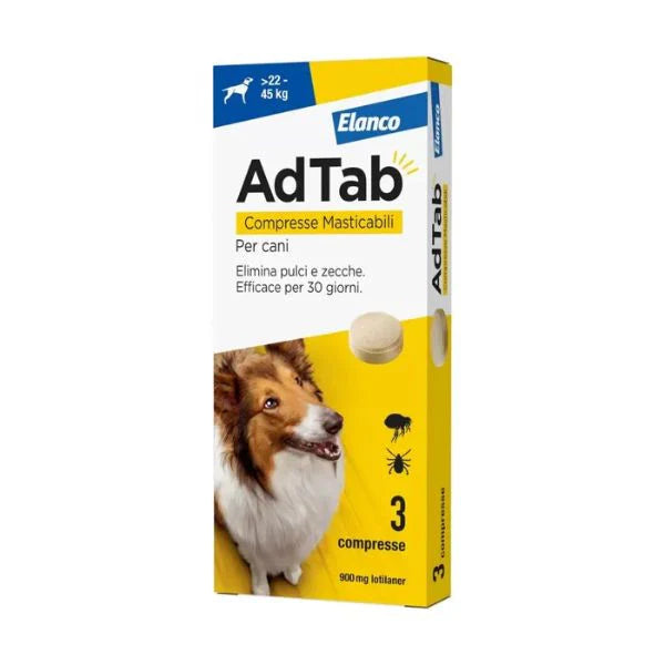 AD TAB COMPRESSE MASTICABILI PER CANI 900 MG DA 22-45 KG 49,60.