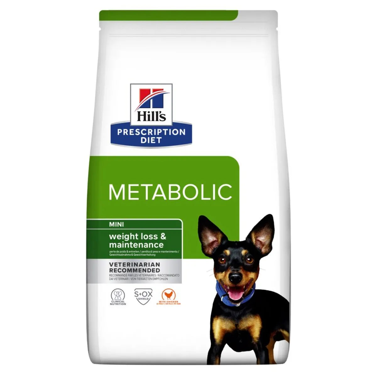 HILL'S PRESCRIPTION METABOLIC CANE CON POLLO 10 KG