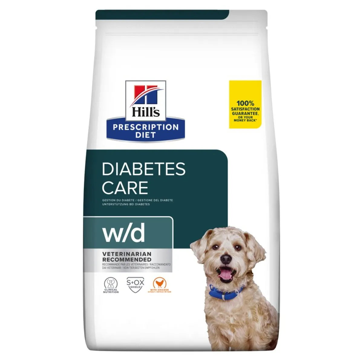 HILL'S PRESCRIPTION W/D CANE DIABETES CARE 1,5 KG CON POLLO