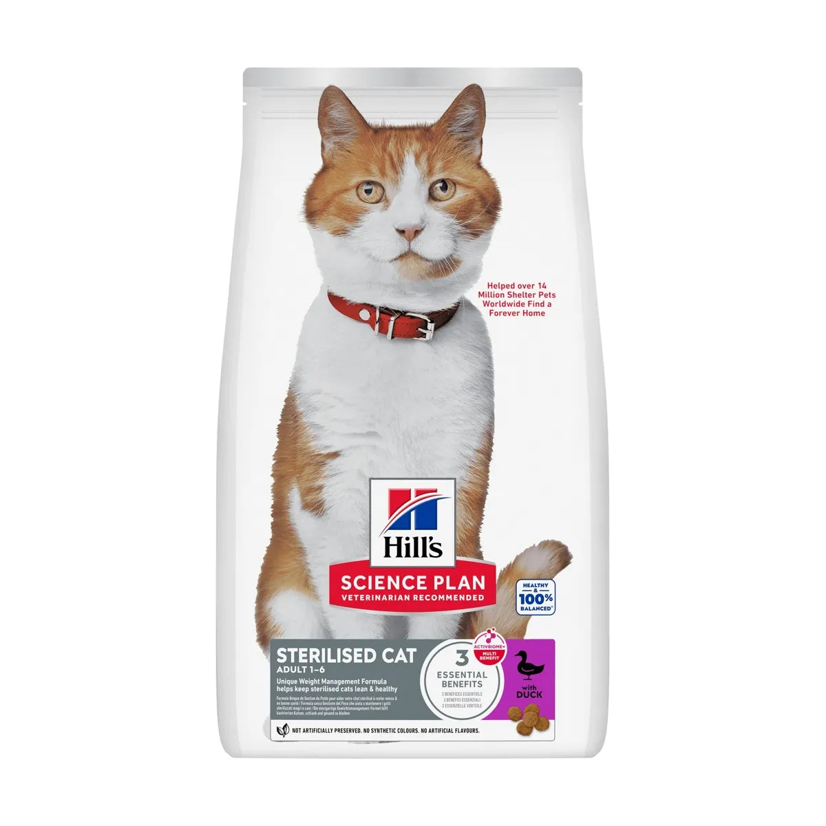 HILL"S STERILIZZATO ADULT 1-6 ANATRA 1,5 KG