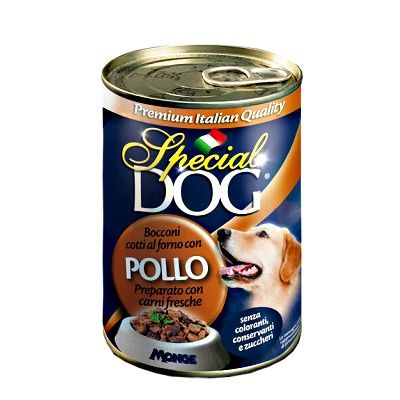 MONGE SPECIAL DOG BOCCONI CON POLLO 400 GR.
