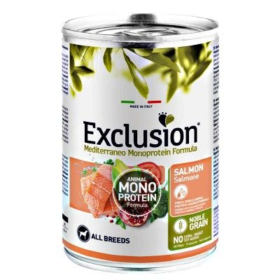 EXCLUSION MONOPROTEICO ALL BREEDS ADULT CON SALMONE 400 GR.