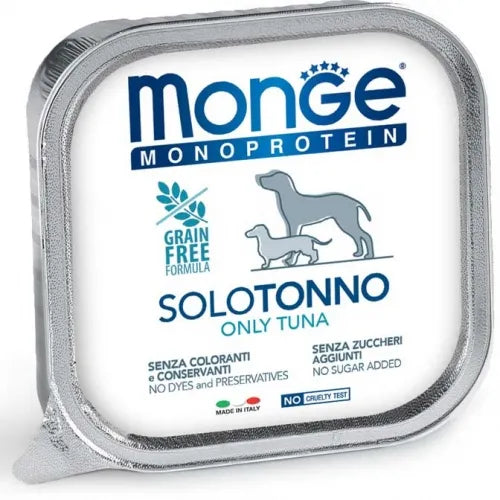 MONGE SOLO MONOPROTEICO CON TONNO 150 GR.