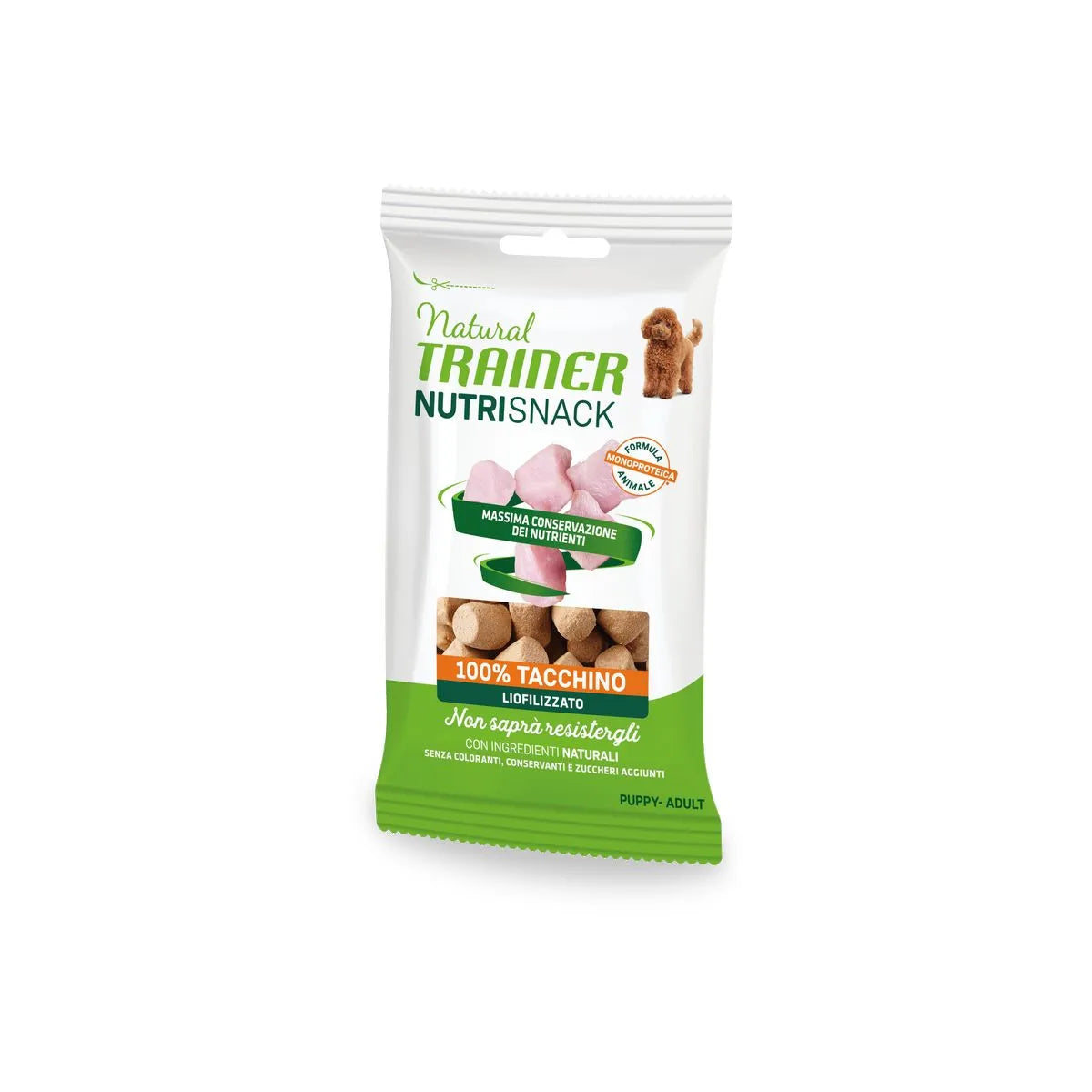 NATURAL TRAINER NUTRINSAPORITORE SNACK CON TACCHINO 20 GR