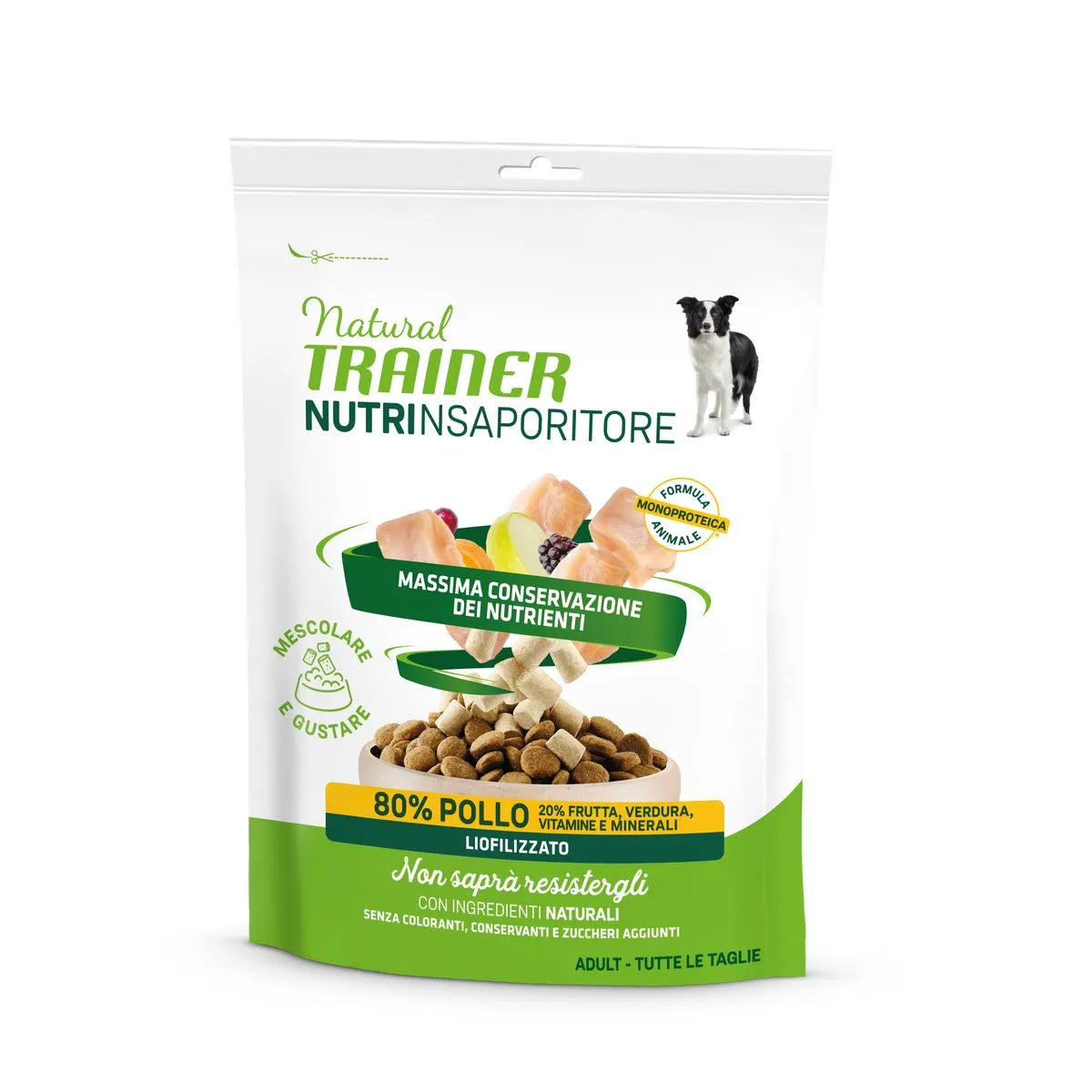 NATURAL TRAINER NUTRINSAPORITORE SNACK CON POLLO 40 GR.