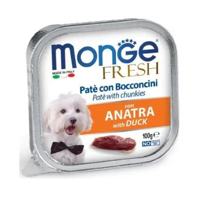 MONGE FRESH CON ANATRA 100 GR.