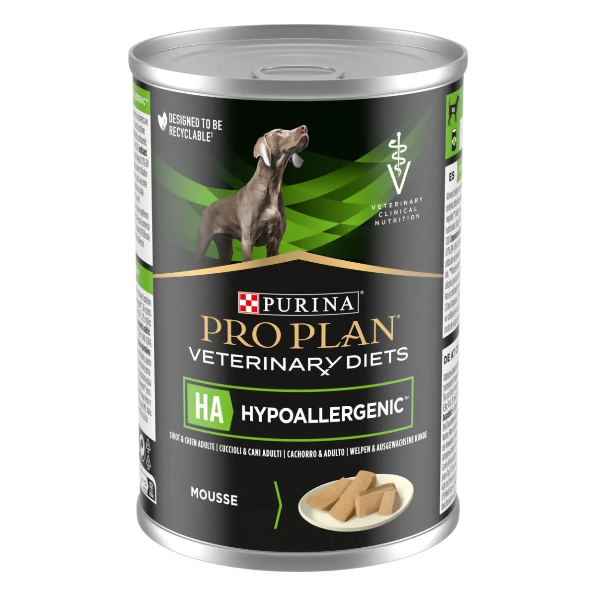 PURINA PRO PLAN VETERINARY DIETS MOUSEE HA HYPOALLERGENIC.400 GR