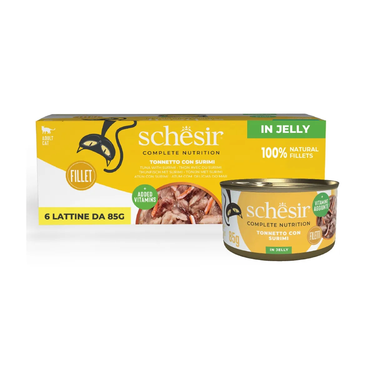 SCHESIR TONNETTO CON SURIMI 85 GR IN JELLY