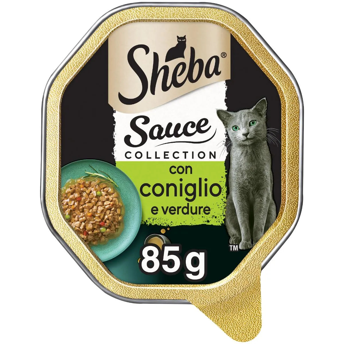SHEBA SAUCE CON CONIGLIO E VERDURE IN SALSA 85 GR