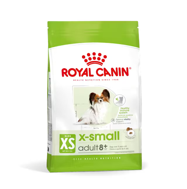 ROYAL CANIN X-SMALL ADULT 8+ 500 GR.