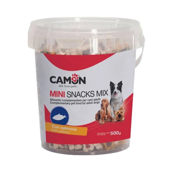 CAMON SNACKS MIX CON SALMONE 500 GR