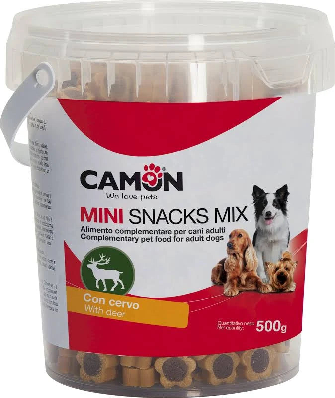 CAMON MINI SNACKS MIX CON CERVO 500 GR