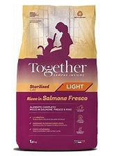 TOGETHER LIGHT CAT STERILIZZATO RICCO IN SALMONE FRESCO E RISO 1,5 KG