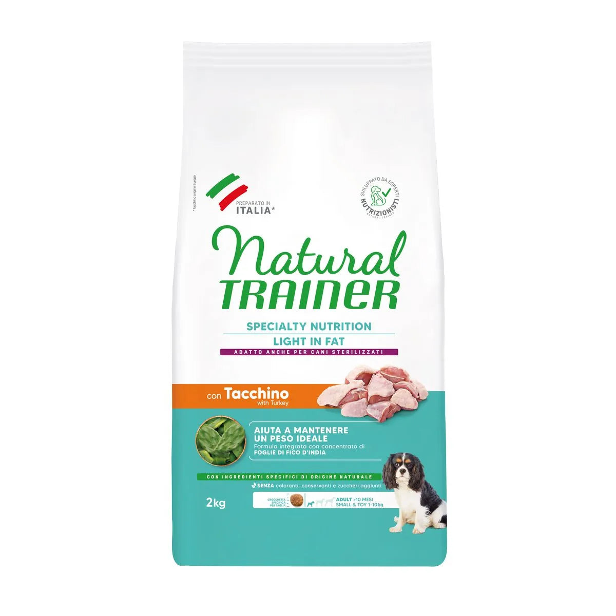 NATURAL TRAINER ADULT LIGHT IN FAT CON TACCHINO 2 KG.