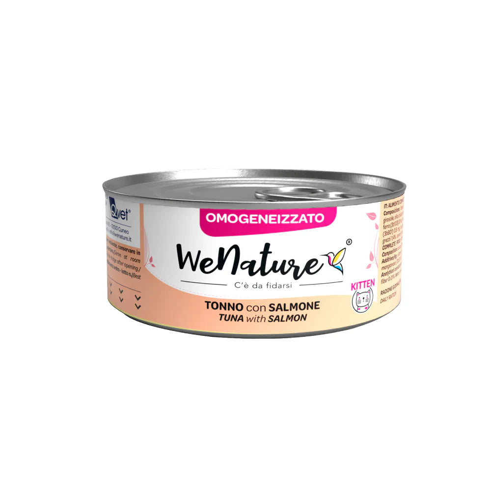 WE NATURE OMOGENIZZATO DI TONNO CON SALMONE 70 GR