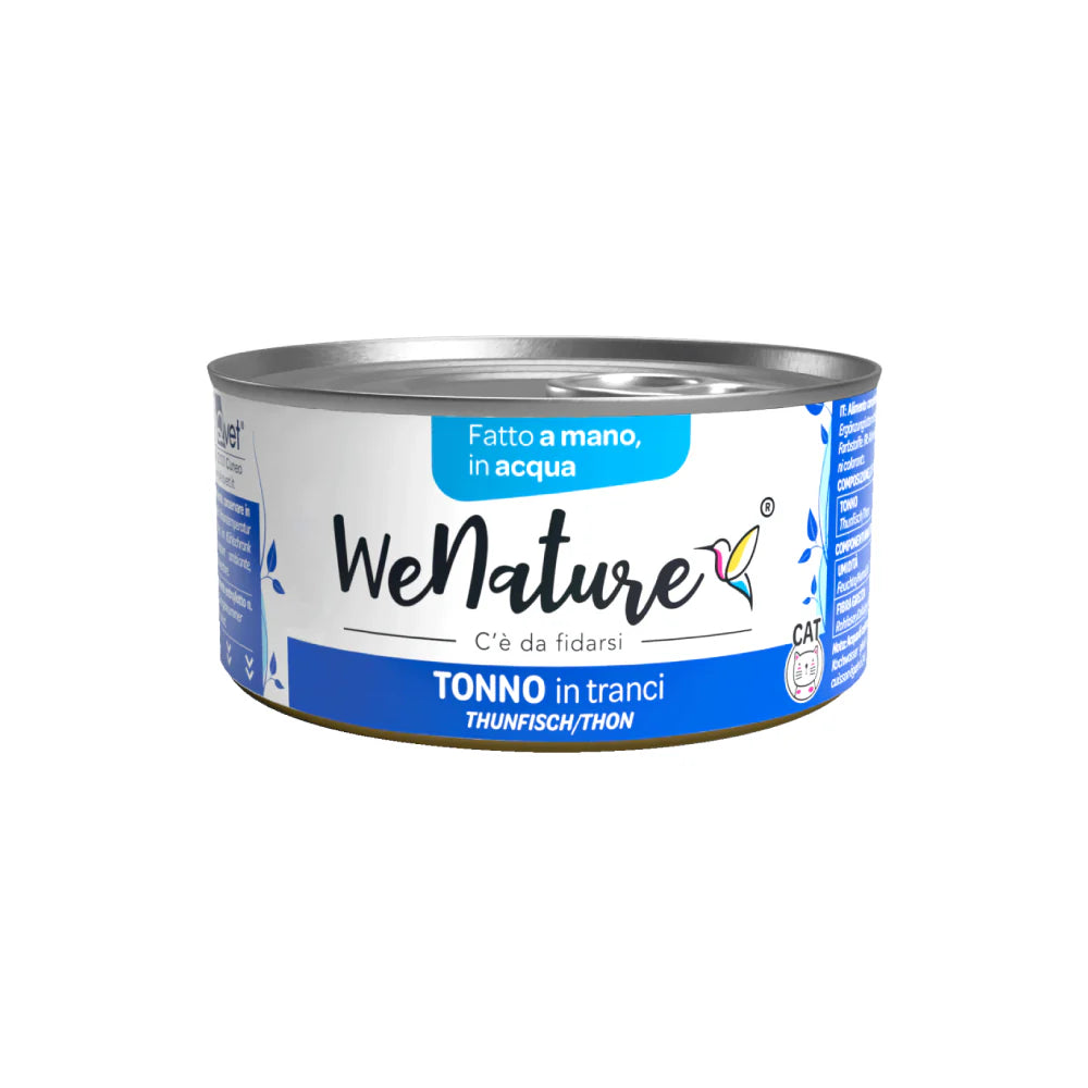 WE NATURE CON TRANCI DI TONNO IN ACQUA 85 GR GATTO