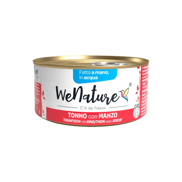 WE NATURE TONNO CON MANZO 85 GR