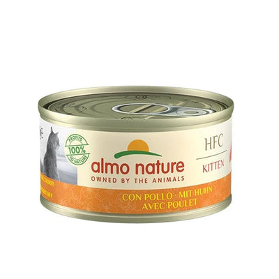 ALMO HFC NATURAL  KITTEN CON POLLO 70 GR