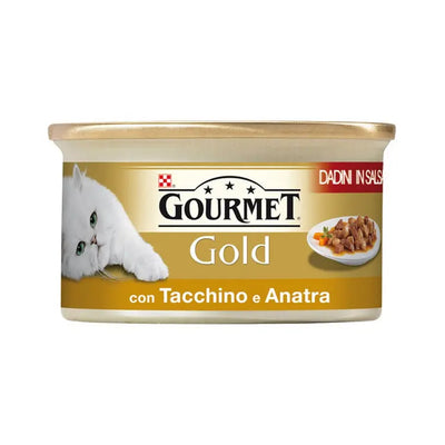 GOURMET GOLD CON TACCHINO E ANATRA 85 GR