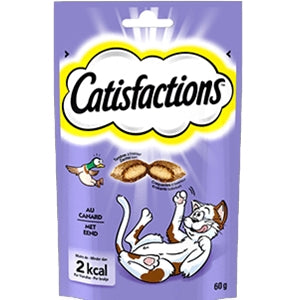 CATISFACTIONS SNACK CON SQUISITA ANATRA GR 60