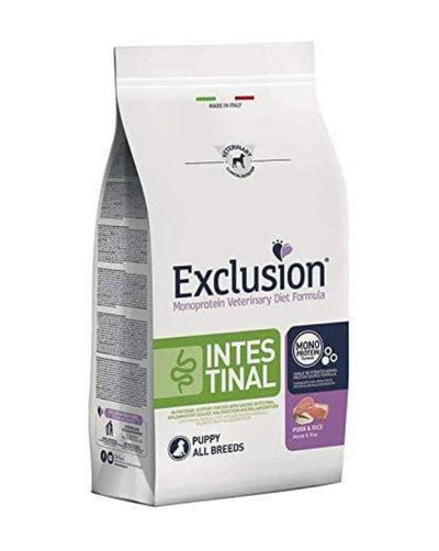 EXCLUSION INTESTINAL ALL BREEDS PUPPY CON MAIALE E RISO 2 KG.