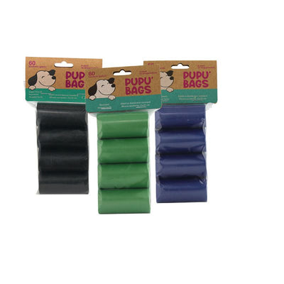 PAPU' BAGS 4 ROTOLO X 15 STRAPPI COL VERDE.