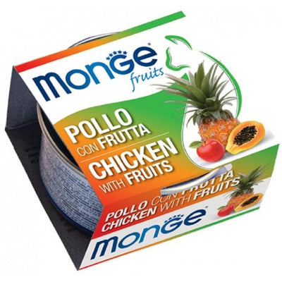 MONGE FRUITS   POLLO CON FRUTTA  80 GR.