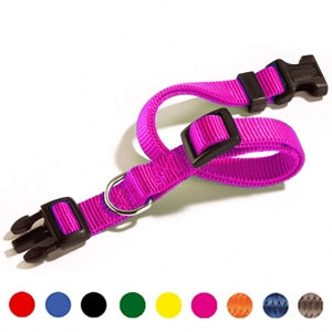 CAMON COLLARE SGANCIO REGOLABILE MM 18 COL. ROSA FLUO