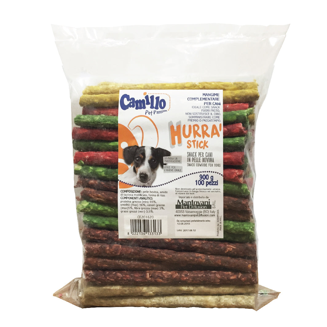 OSSI COLORATI CAMILLO CE201620 HURRA"STICK 100 PZ 900 GR
