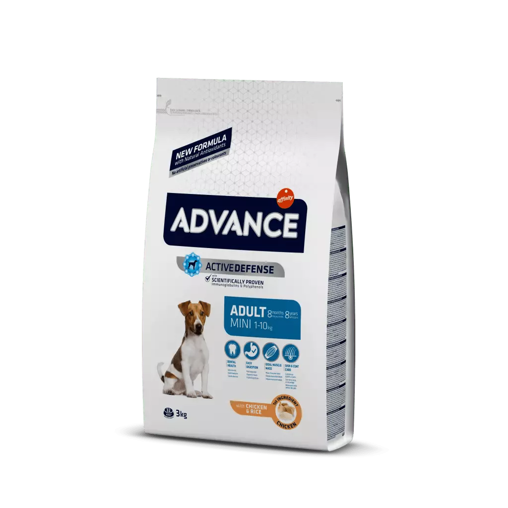 ADVANCE ADULT MINI CON POLLO E RISO 1,5 KG