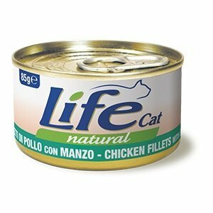 LIFE NATURAL FILETTO DI POLLO CON MANZO 85 GR