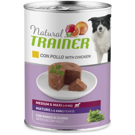NATURAL TRAINER PATE' CON POLLO  MEDIUM MAX  MATURE 400 GR.
