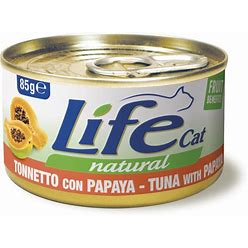 LIFE NATURAL  TONNO CON PAPAYA 85 GR