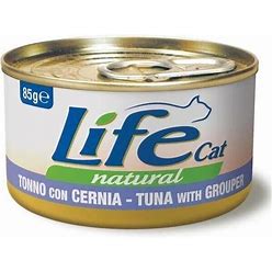 LIFE NATURAL  TONNO CON  CERNIA 85 GR