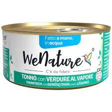 WE NATURE IN ACQUA DI COTTURA  TONNO CON VERDURE A VAPORE 85 GR