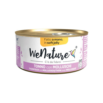 WE NATURE TONNO CON MOLLUSCHI IN JELLY 85 GR
