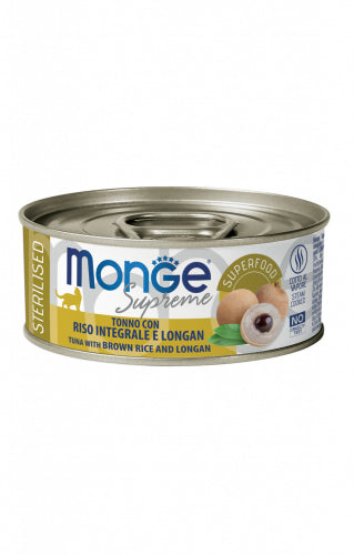 MONGE SUPREME CON RISO INTEGRALE E LONGAN 80 GR.