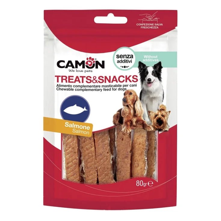 CAMON TREATS & SNACK MONOPROTEICO AA GUSTO SALMONE 100 GR
