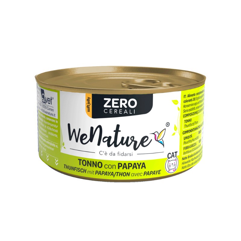 WE NATURE CON TONNO E PAPAYA 85 GR GATTO